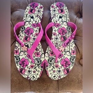 Coach flip flops